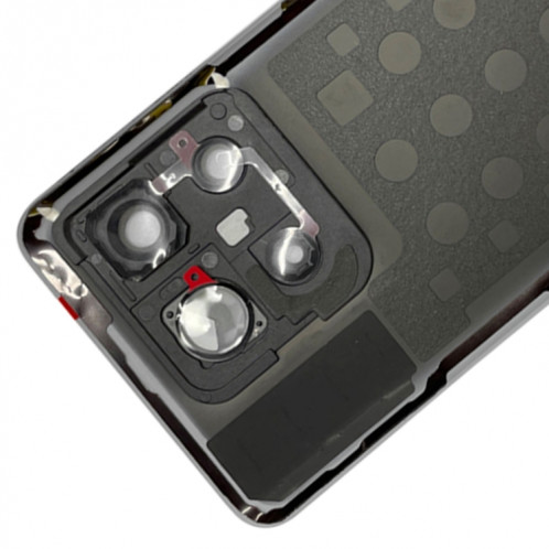 Pour OnePlus Ace Pro PGP110 Couvercle arrière de la batterie avec couvercle d'objectif d'appareil photo (noir) SH757B1420-07