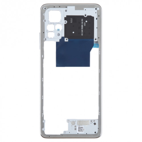 Pour Xiaomi Redmi Note 12 Pro 4G, plaque de cadre central d'origine (argent) SH871S612-06