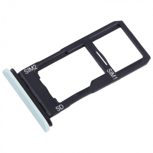 Pour Sony Xperia 10 II Plateau pour carte SIM + SIM / Micro SD (Vert) SH318G1218-04
