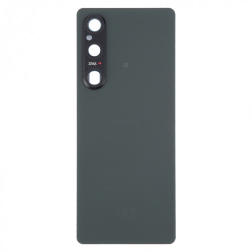 Pour Sony Xperia 1 V Couvercle arrière de la batterie d'origine avec couvercle d'objectif d'appareil photo (vert) SH11GL1401-07