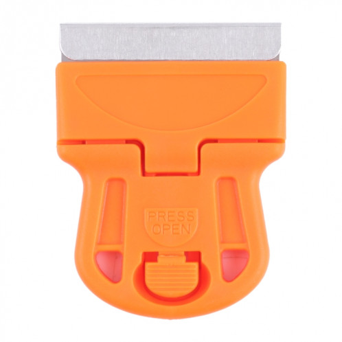 Cleage Squeegee Sticker Cleaner Cleaner Poignée de poignée en plastique (Orange) SH442E1638-06