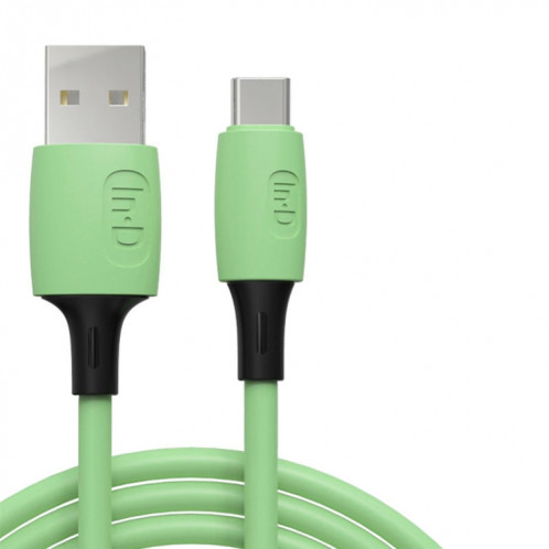 Enkay Hat-Prince Enk-CB1101 5A USB au câble de charge super rapide en silicone USB-C / C / C / C / C / C, longueur du câble: 1,2 m (vert) SE501B857-07