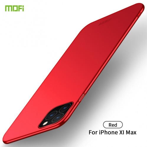 Coque ultra-fine pour ordinateur MOFI givré ultra-fine pour iPhone 11 Pro Max (rouge) SM102D902-010