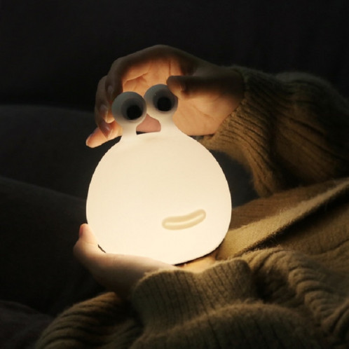 Chambre à coucher Cartoon Slug Sleeping Lamp Protection des yeux Creative Night Light Night Light (Blanc) SH201A251-08