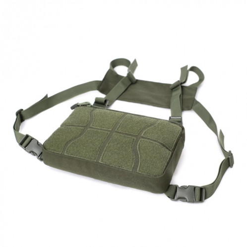 Sac de poitrine multifonctionnel pour sac à dos de stockage portable de sports de plein air (vert armée) SH201C1900-010