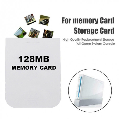 Carte mémoire de jeu de 128 Mo pour Nintendo Wii / Ngc SH3662109-05