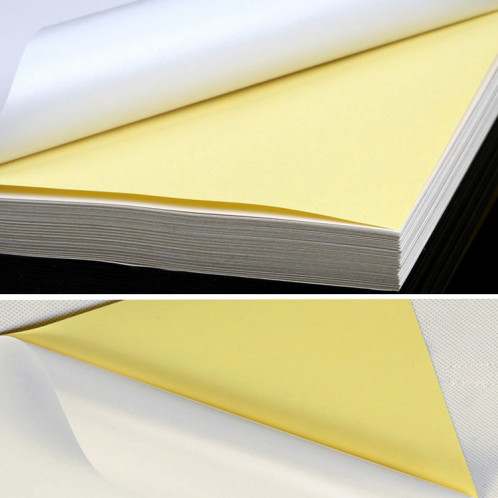 100 feuilles A4 Papier d'impression non adhésif vierge d'écriture adhésif jet d'encre jet d'encre de papier d'imprimé (mat) SH101B76-07