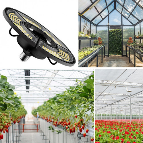 Lumière de plante LED Spectroscopie pleine spectroscopie naturelle Lumière de pliage imperméable, puissance: E27 288 Perles SH4901180-07