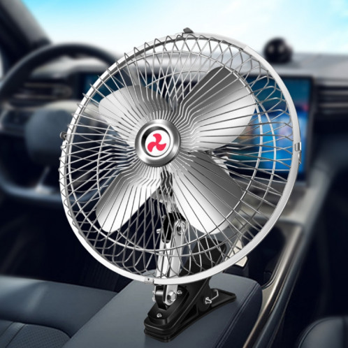 Clip de fixation puissant pour voiture refroidissant le ventilateur électrique à haute puissance éolienne, spécification : 25,4 cm bleu 24 V. SH44111017-06