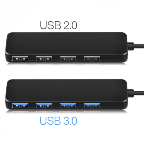 AB3-L42 Concentrateur 4 Ports Haute Vitesse HUB 5G Extension Dock USB3.0 HUB Longueur: 25cm SH4202172-07