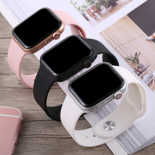 Faux modèle d'affichage factice d'écran noir pour Apple Watch série 4 40 mm (blanc) SH873W367-05