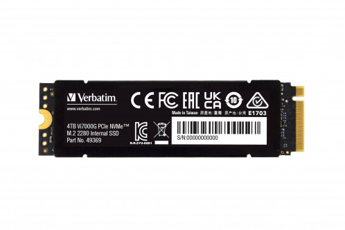 Verbatim Vi7000G M.2 SSD 4TB PCIe NVMe 49369 828732-07