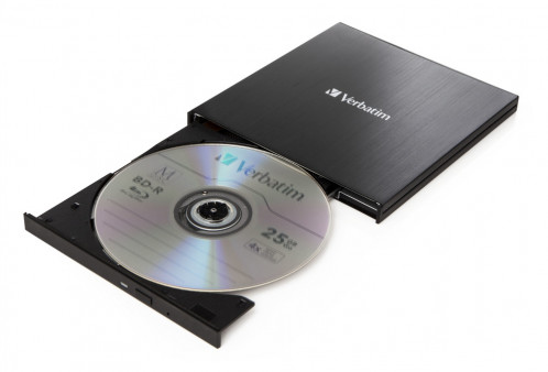 Verbatim Slimline Blu-ray Writer USB 3.1 GEN 1 USB-C Ultra HD 4K 446861-07