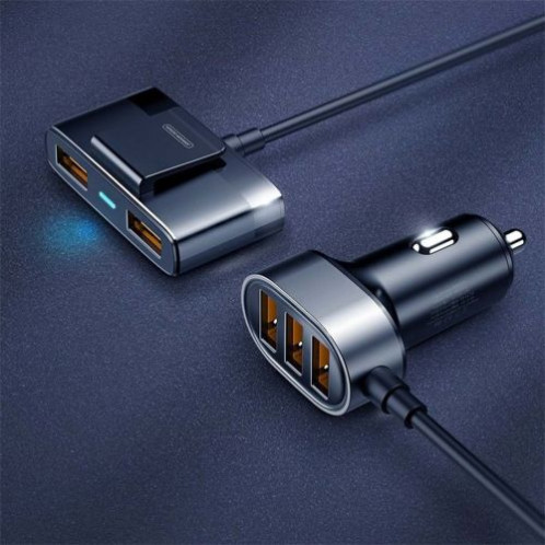 Joyroom Car Charger 5-in-1, U+U+U+U+U 31W, Black (JR-CL03) DO475283-013