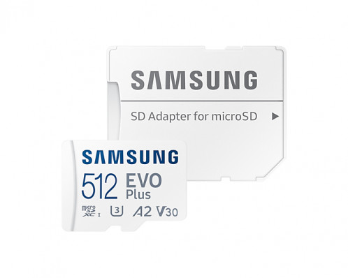 Samsung microSDXC EVO Plus 512GB avec adaptateur MB-MC512KA/EU 724187-08