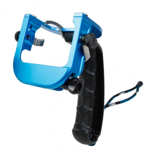 TMC P4 Trigger Handheld Grip CNC Montage sur poteau en métal pour GoPro HERO4 / 3 + (Bleu) ST023L5-00
