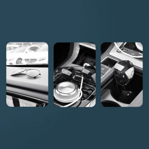 Baseus Car Tool Platinum Vehicle eyewear clip (Clamping type) Silver (ACYJN-B0S) DA420103-021