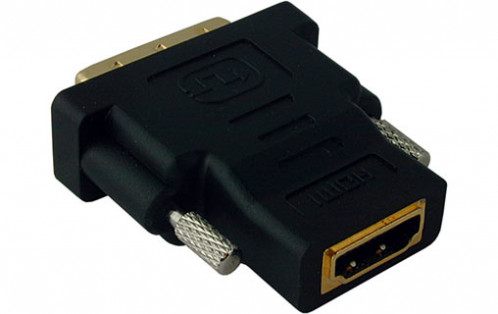 Adaptateur HDMI Femelle vers DVI-D 18+1 Mâle Connecteurs Plaqués or HDMMWY0001-01