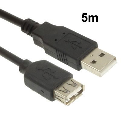 Câble d'extension USB 2.0 AM vers AF 5m CEUSB20AMVAF02-01