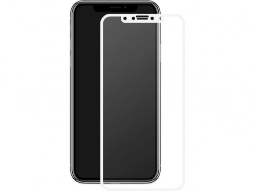 Novodio Total Cover 9H Glass Blanc Vitre protection écran intégrale iPhone X/XS IPXNVO0003-33