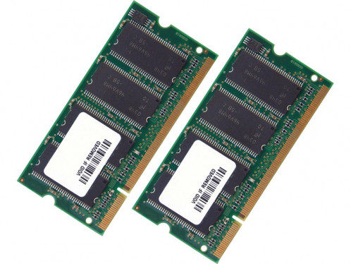 Mémoire RAM 4 Go (2 x 2 Go) DDR3 SODIMM 1066 MHz PC3-8500 MEMMWY0025D-31