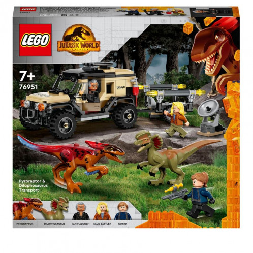 LEGO Jurassic 76951 Transport de Pyroraptor & Dilophosaurus 689152-36
