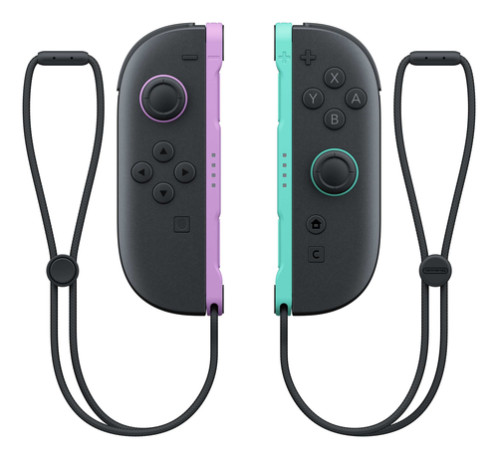 Nintendo Paire de manettes Joy Con 2 violet clair / vert clair 224872-36 Nintendo Paire de manettes Joy Con 2 violet clair / vert clair 224872-36