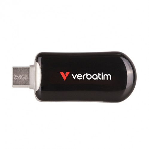 Verbatim Plectra noir 256GB USB-C Flash Drive 30226 131625-34