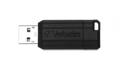 Verbatim Store n Go 8GB Pinstripe USB 2.0 noir 49062 614460-36