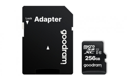 GOODRAM microSDXC 256GB Class 10 UHS-I + adaptateur 683909-36