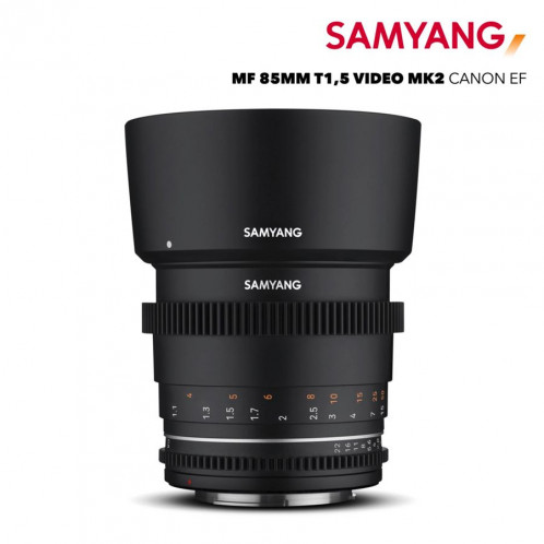 Samyang MF 85mm T1,5 VDSLR MK2 Canon EF 585622-36
