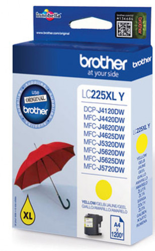 Brother LC-225 XLY jaune 840749-32