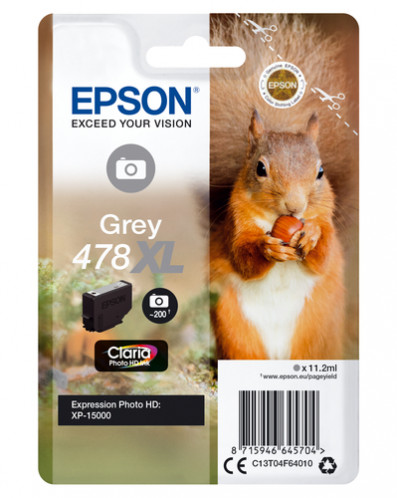 Epson gris Claria Photo HD 478 XL T 04F6 343037-35