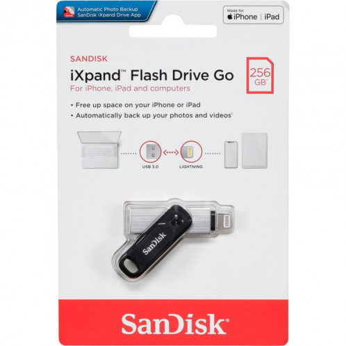 SanDisk iXpand Flash Drive 256GB SDIX60N-256G-GN6NE 722549-35