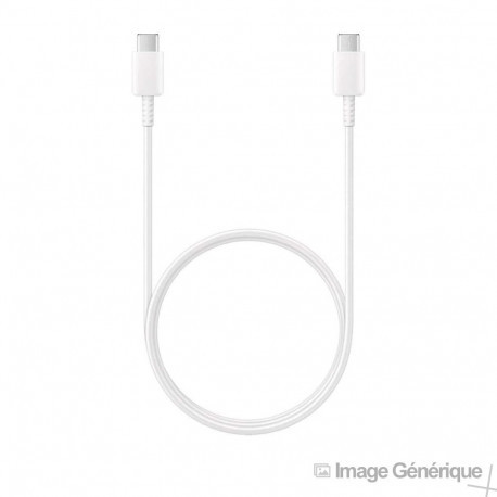 Samsung EP-DG977BWE Câble USB Type-C Vers USB Type-C 1m Blanc (En Vrac) 011211-31