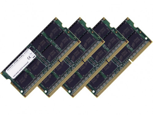 Mémoire RAM 32 Go (4 x 8 Go) SODIMM 1600 MHz DDR3 PC3-12800 MEMMWY0055D-32