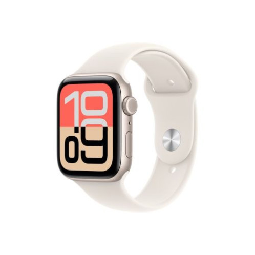Apple Watch SE 3 (2025) GPS 44mm Starlight Alu Case, Stralight Sport Band S/M EU MEHG4 DP23900372-31