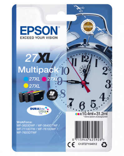 Epson DURABrite Ultra Ink 27 XL Multipack (3 couleurs) T 2715 268025-35