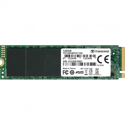 Transcend SSD MTE110S 128GB NVMe PCIe Gen3 x4 494244-33