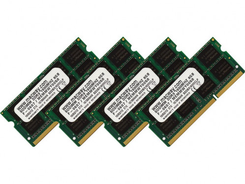 Mémoire RAM 32 Go (4 x 8 Go) SODIMM 1600 MHz DDR3L PC3-12800 MEMMWY0059D-31