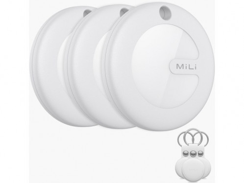 Tracker MiLi MiTag Blanc Pack de 3 Compatible Apple Localiser (Find My) ACSMLI0005-34