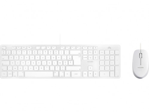 Kit clavier et souris USB-C pour Mac Argent Novodio PENNVO0025D-34