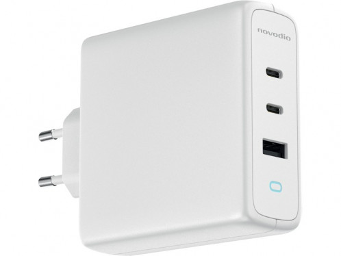 Chargeur USB-C 140 W pour MacBook Pro, iPad et iPhone Novodio C-Charge 140 GaN ADPNVO0039-34