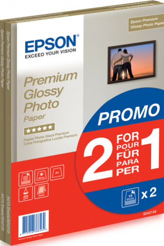 Epson Premium Glossy Photo Paper A 4, 2x 15 f., 255 g S 042169 218120-32