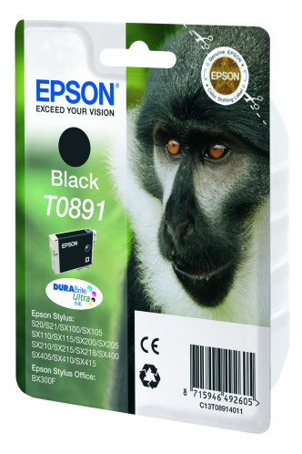 Epson DURABrite Ultra Ink T 089 noir T 0891 529116-32