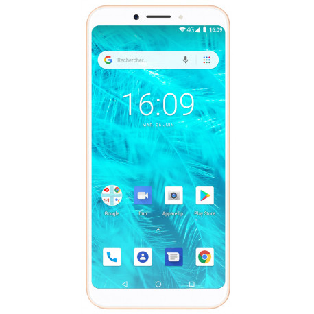 Konrow Sky Lite Smartphone Android 4G Écran 5.45'' Double Sim 16Go, 1Go RAM Or KSKL_GLD-31