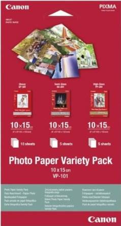 Canon VP-101 Papier Photo/Pack Assort. 10x15cm, 1x10 et 2x5 f. 686161-32