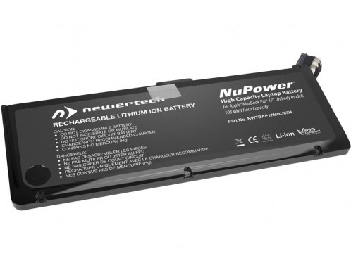 NewerTech NuPower Batterie 103 Wh pour MacBook Pro 17" Unibody 2009/mi-2010 BATOWC0015-33