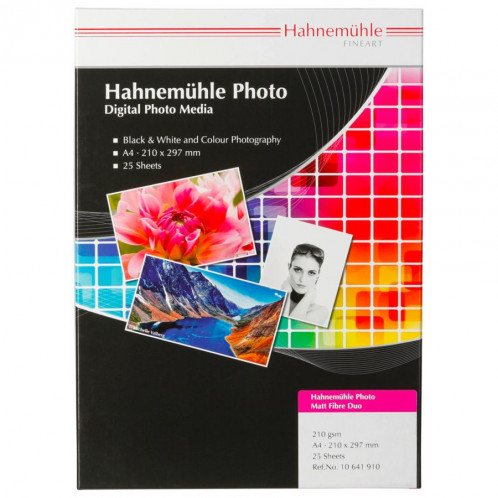 Hahnemühle Photo mat Fibre Duo A 4 bl.chaud 210g 25 feuilles 715519-31