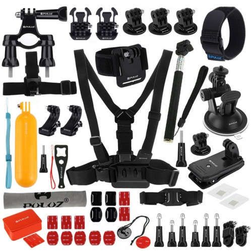 PULUZ 53 en 1 Accessoires Total Ultimate Combo Kit pour GoPro HERO5 /4 /3+ /3 /2 /1 SPKT167-38